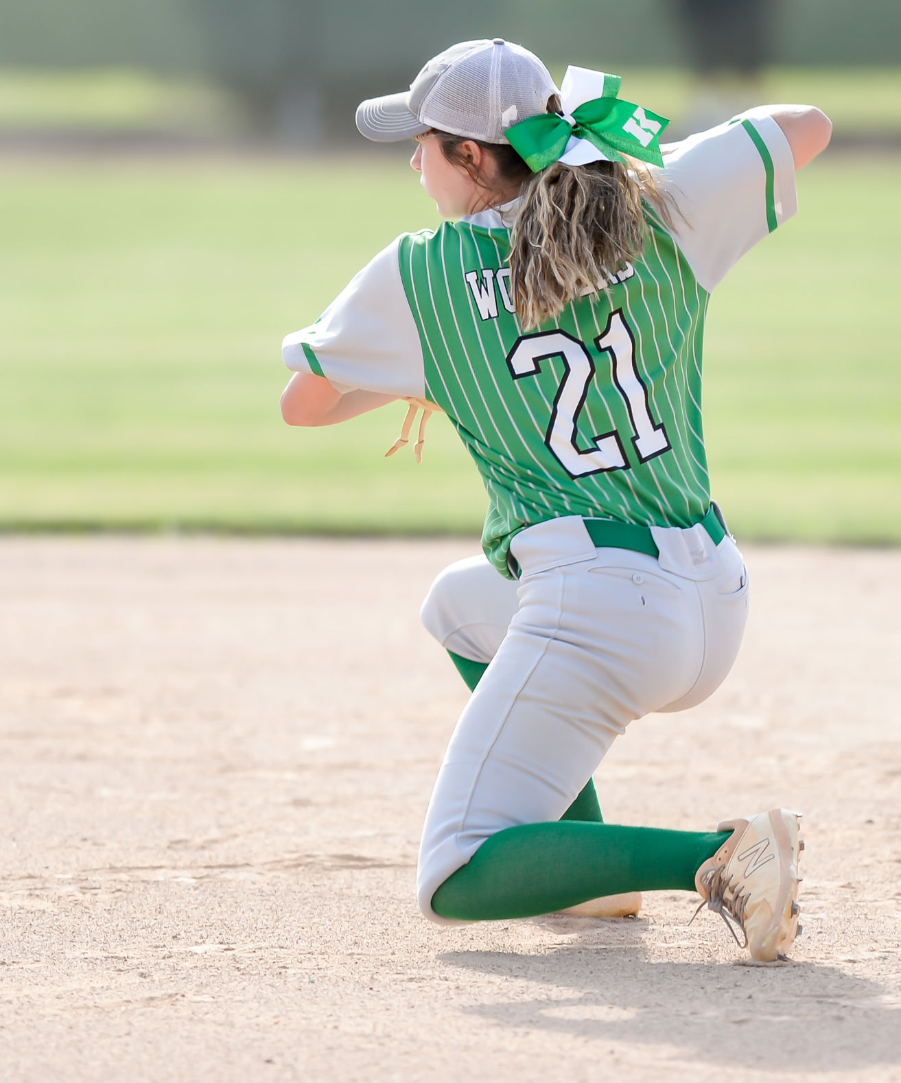 Friday night softball action